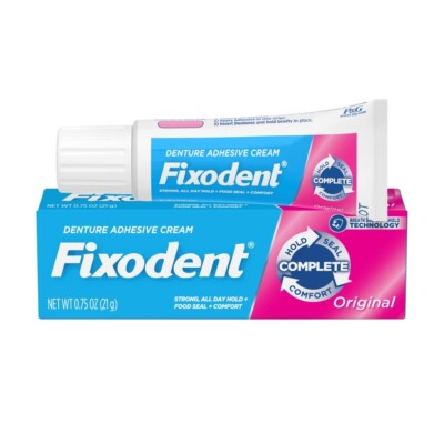 Fixodent Complete Original Denture-Adhesive Cream, 0.75 oz