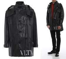 Valentino Hooded Parka Trench-Coat Hightech Jacket Mantel Hooded Jacket Blouson