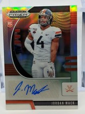 JORDAN MACK 2020 Silver Prizm Football Rookie RC Rookie auto Autograph 