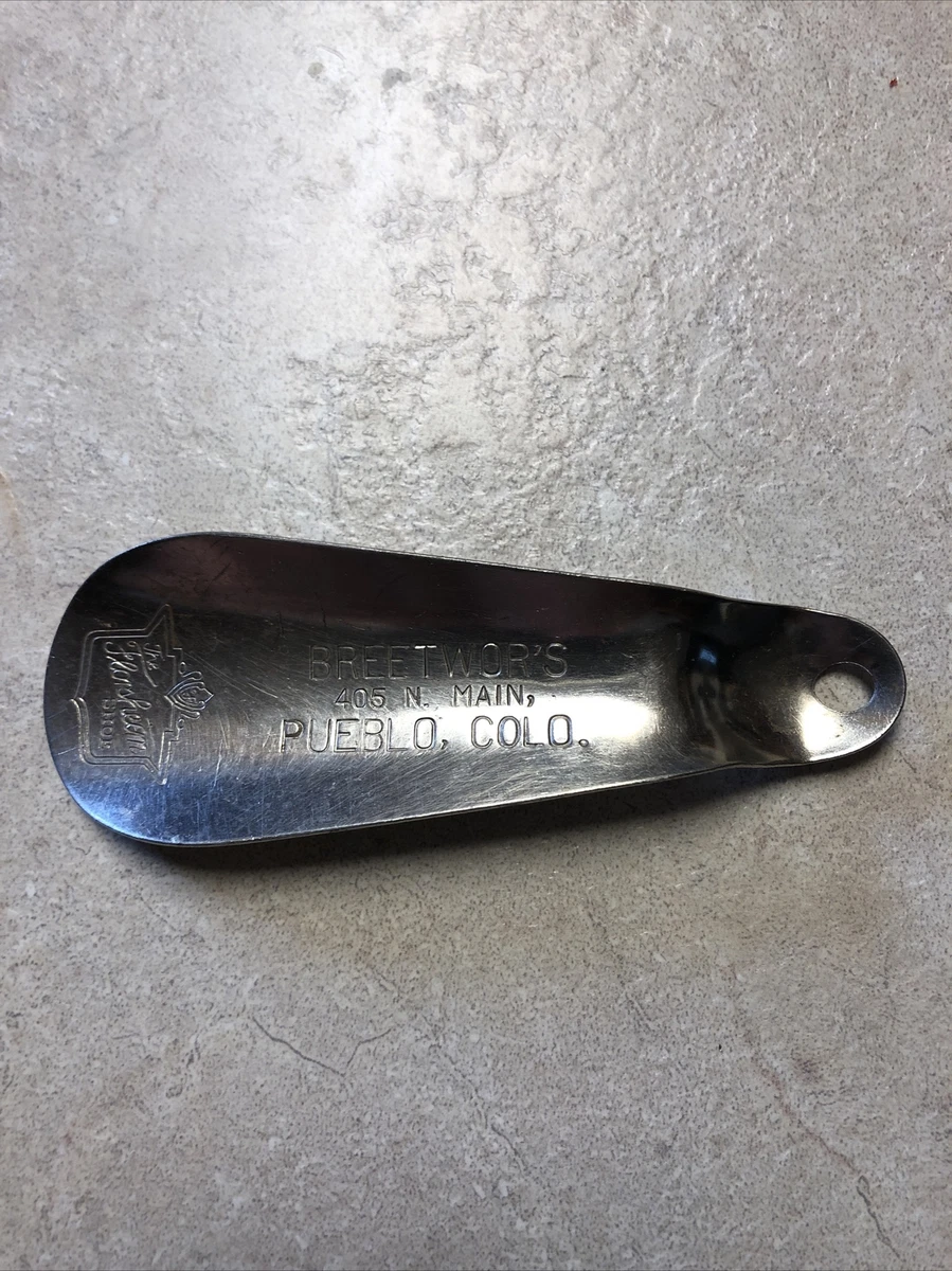 Vintage metal hotsell shoe horn
