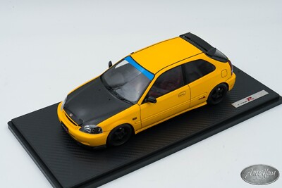 1/18 Ignition Model Honda Civic Type-R EK9 Yellow 🤝ALSO OPEN FOR