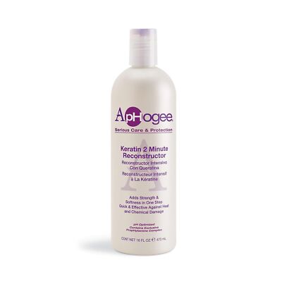 ApHogee Intensive 2 Minute Keratin Reconstructor Conditioner 16 Oz Repair Hair