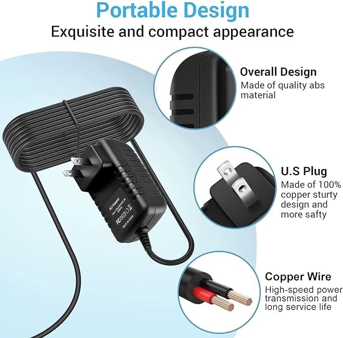PKPOWER 12V AC/DC Adapter For Firman W03082 W3300iE W03083 W3300iR W02985 W3200iR W03382 W3650iE W03383 W3650iR SLA Battery Inverter Portable Generator 12VDC Power Supply Cord Charger PSU