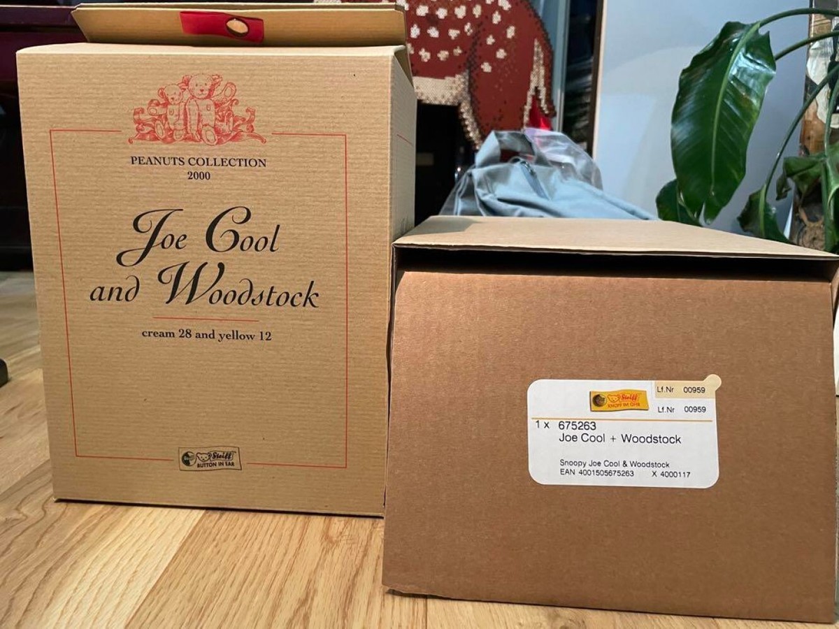 Limited Edition Steiff Woodstock & Snoopy Joe Cool | eBay