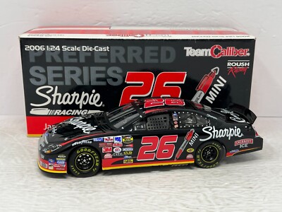 NASCAR オフィシャル ダイキャストモデル 1/24 Team Caliber Nascar #26 Jamie McMurray Sharpie 2006 Ford Fusion 1
