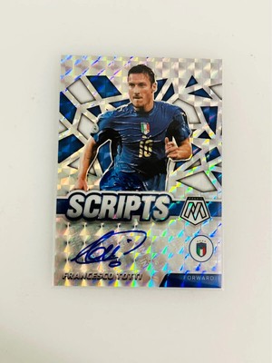 Francesco Totti Autogramme Scripts Mosaic Panini Mosaic FIFA Road to World Cup