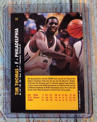 Tim Thomas 1997 Score Board 1997 Basketball Rookies #52 | eBay