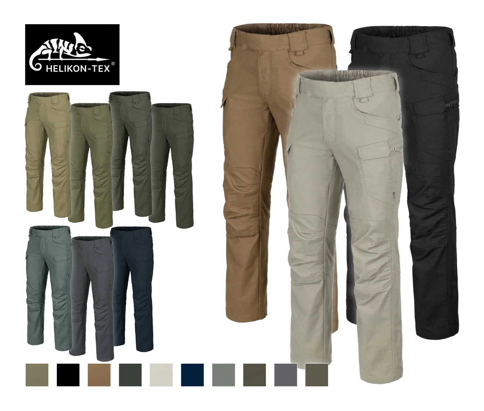 Helikon-Tex UTP URBAN TACTICAL PANTS- REGULAR Outdoor Combat Polycotton CANVAS