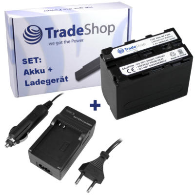 AKKU 6800mAh + LADEGERÄT für Sony DCR-VX2100 DCR-VX2100E 