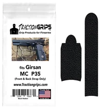 Rubber grip tape for Girsan P-35 Hi-Power clones Springfield SA-35 front & back
