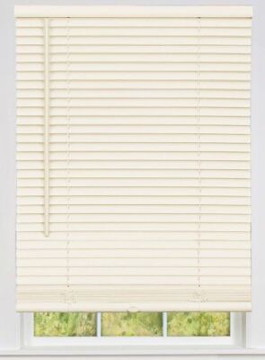 Window Mini Blinds - 1'' Mini Blinds - White, Black, Beige - 20'' - 44'' Wide!
