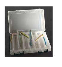 cassetta porta artificiali scatola plastica minnow totanare jig esche spinning 