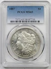 1887 $1 PCGS MS 65 Morgan Silver Dollar