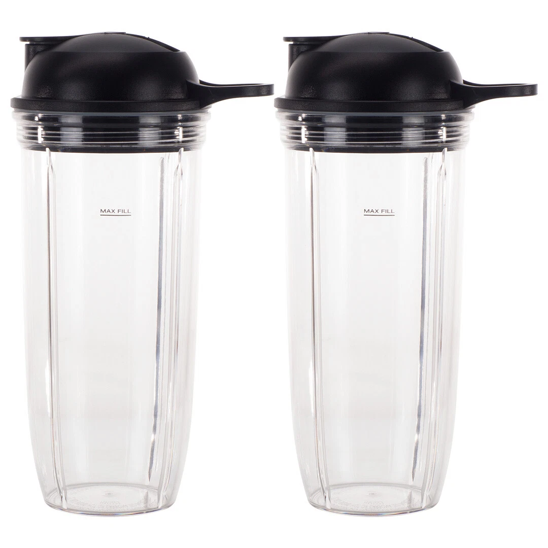 2 Pack 32 oz Cup and To-Go Lid Replacement Part for NutriBullet Pro 1000 Blender