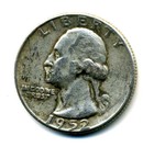 1952 P Washington Quarter 90% SILVER AMERICAN US 25 Cent U.S OLD Nice Coin #7617 — photo 1
