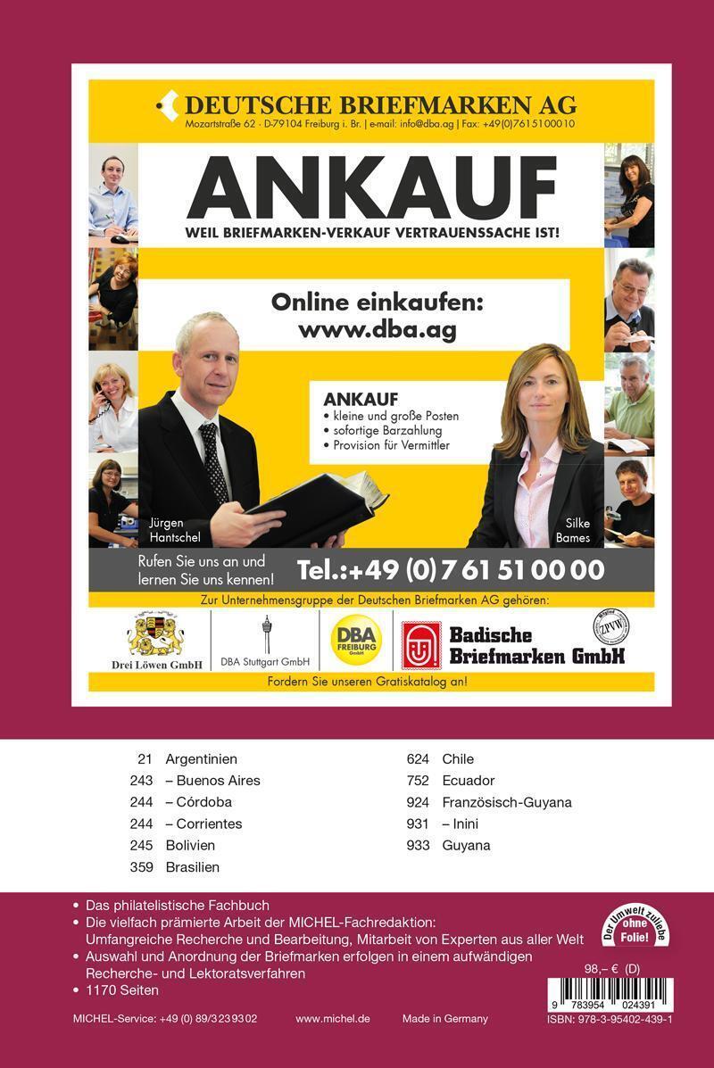 Thumbnail - Michel Südamerika A-j 2023/2024 Ü 3.1 Michel-redaktion Buch
