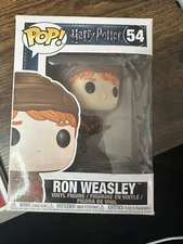 NIB Funko Pop! Movies: Harry Potter - Ron Weasley On Broom #54
