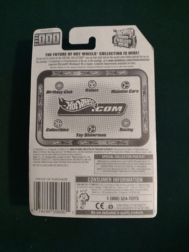 Hot Wheels 2000 WHEEL LOADER #111 Virtual Collection 27078 White & Red BEAST!!! - Picture 4 of 6
