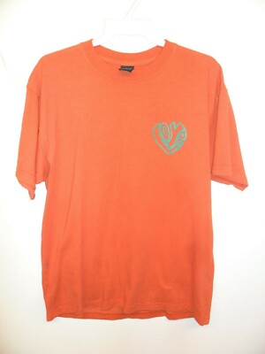 OBEY Men's S/S T-Shirt LOVE OVER HATE - Ginger - Medium - NWT