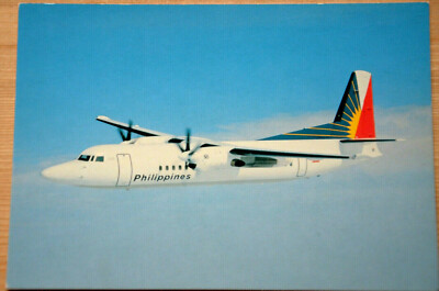 41109 AK Flugzeug Philippines Skyliner Cards Fokker 50 Philippine AirlinesPH PRA
