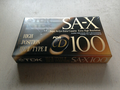 TDK SA-X 100 MC Kassette Tape NEU und OVP