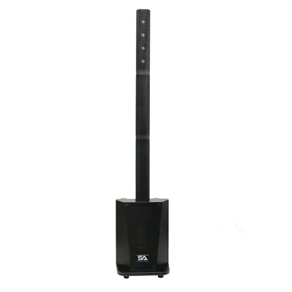 Sistema de megafonía portátil alimentado con matriz de columnas - Altavoz de columna 4x3 y subwoofer de 10 pulgadas Foto 2 de 4