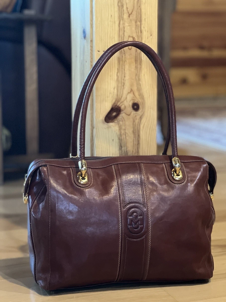 Huge Bag, Cognac Brown Oversized Bag, Tall Brown Leather Tote Bag