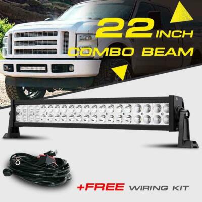 22'' 280W  LED Work Light Bar Spot Flood Driving Offroad Truck UTV Fog 20/24''