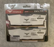 TeamGroup T-Force Delta RGB DDR4 16GB Kit (2x8GB) 3200MHz Desktop RAM New Sealed