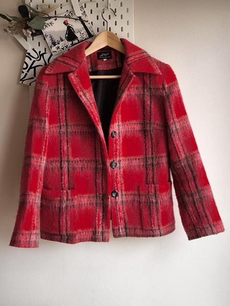 Women Avant-Premiere Coat Red Wool S