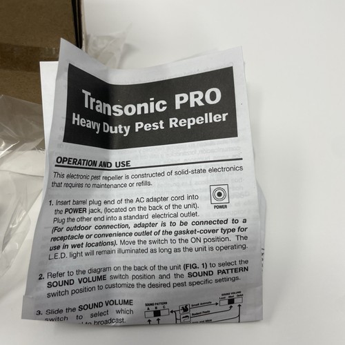 BIRD-X Transonic PRO Electronic Insect Bug Ants Rat Mouse Bat Repellent Tested! - Picture 6 of 12