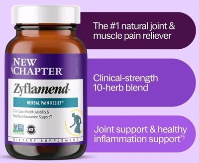 Zyflamend  Joint Supplement & Herbal Pain Relief   10-in-1 Superfoods Blend