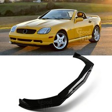  For Benz Slk230 Slk200 Glossy Black Car Front Bumper Splitter Lip Spoiler