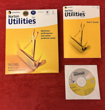 NORTON UTILITIES 7.0 vintage disc in box for Mac OS X