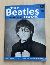 THE BEATLES ORIGINAL MONTHLY MAGAZINE No 32 MARCH  1966 VERY GOOD CONDITION