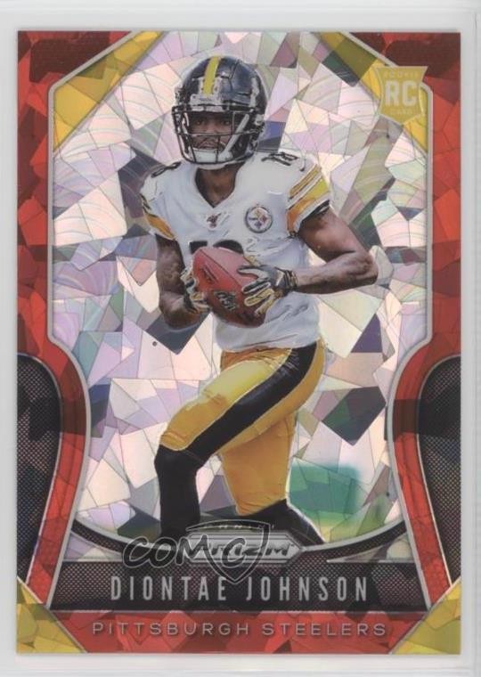 2019 Panini Prizm Rookies Red Ice Prizm Diontae Johnson #352 3hd