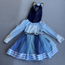 Spirit Halloween Bluey Toddler Costume Dress Hooded Tutu Girls Size 3T 4T Disney