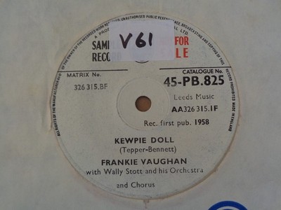 Frankie Vaughan - Kewpie Doll - Philips Demo 45