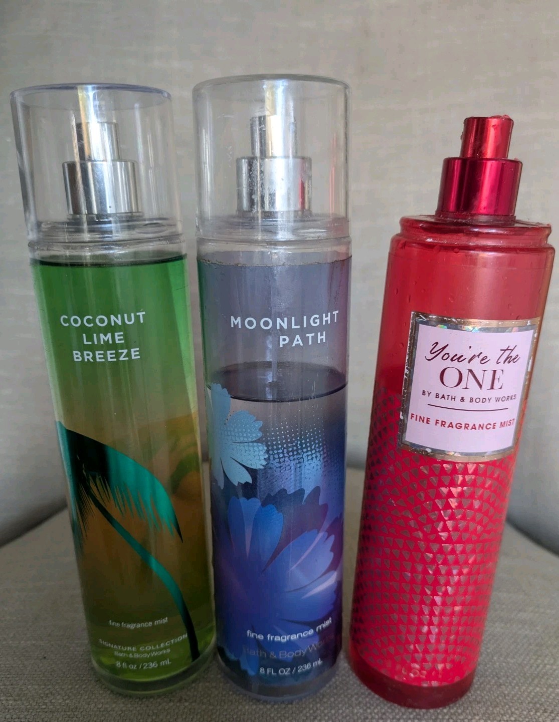 LOT Of 3 Bath & Body Works Mixed Perfume Fine Fragrance Mist