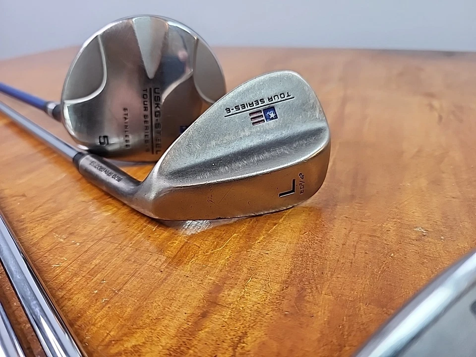 Tacos de golfe USKG TS-6 Tour Series 4 63-43 8 9 ferros L wedge 5 driver conjunto sortido - Imagem 4 de 4