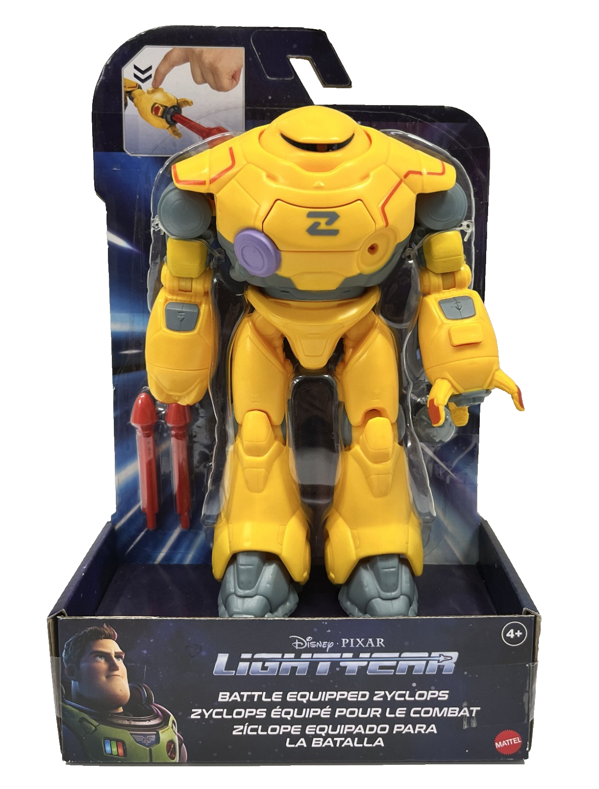 Disney Pixar Lightyear Battle Equipped Zyclops action figure BNIB