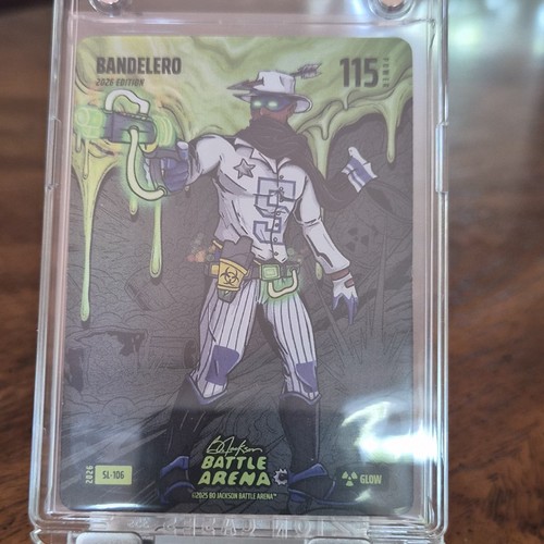 Bo Jackson Battle Arena Slime Bandelero SL-106 115 Power Glow 2026 Edition Card
