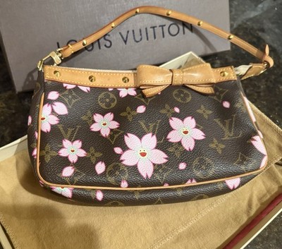 LOUIS VUITTON x Takashi Murakami Monogram Cherry Blossom Pochette