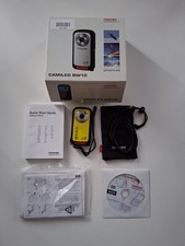 Videocamera Toshiba Camileo BW10 gialla con scatola e accessori originali