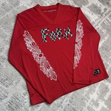 Chrome Hearts Matty Boy Form Stadium Long Sleeve Floral Jersey