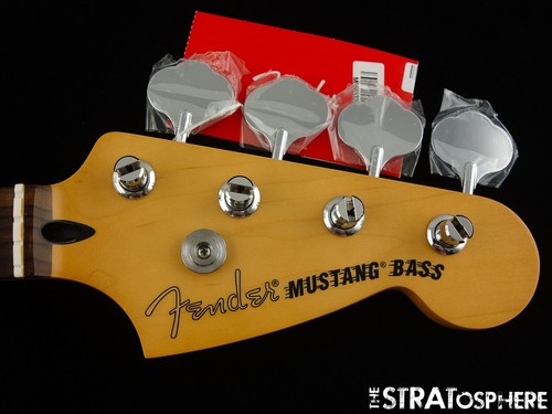 Fender Player II Mustang Bass PJ NECK & TUNERS Guitar 30" Scale Rosewood - Picture 1 of 6