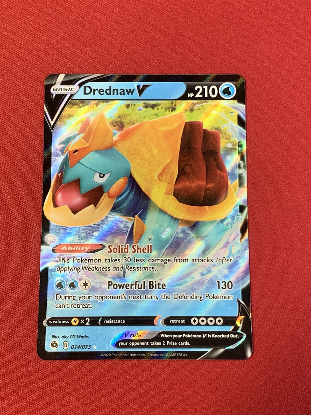 Drednaw V 14/73 Champions Path Holo
