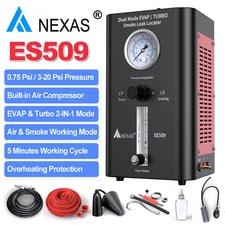 NEXAS SE509 Automotive Smoke Machine Pipe Vacuum Leak Detector EVAP TURBO Tester