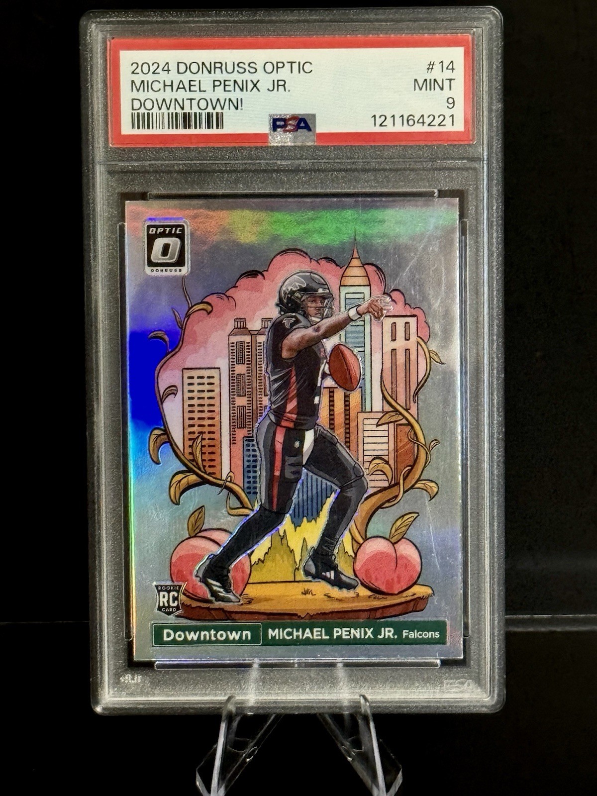 2024 Panini Donruss Optic Downtown Michael Penix Jr. #14 (RC) Atlanta Falcons🔥