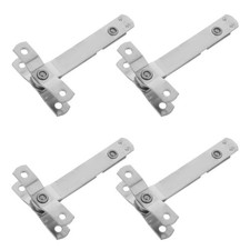 Durable Stainless Steel Window Lock Limiters Child Safety Restrictor Silver 4Pcs